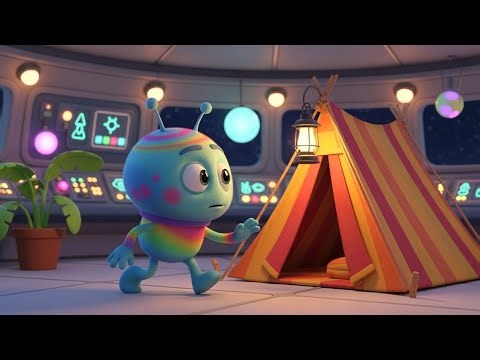 Among Us Sneaky Alien Hid in the Tent 🌬️ | Nursery Rhymes for Kids & Baby Songs