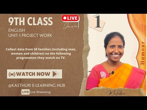9th class English unit 1 project work Humour | 9th class English | SSC Telangana & Andhra Pradesh