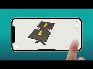 Costco Bayside Furnishings Dining Table Butterfly Leaf — 3D Assembly Instructions from BILT