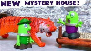 New Funlings Mystery House with Safari Funling and Safari Animals in this Stop Motion Animation Fami