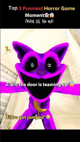 Top 3 Funniest Horror Game Moments 💀 (BRO GAVE YOU CHANCE TO RUN ￼😭)