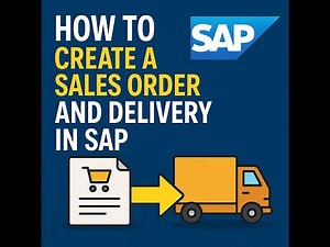How to Create a Sales Order and Delivery in SAP | Step-by-Step Tutorial | English