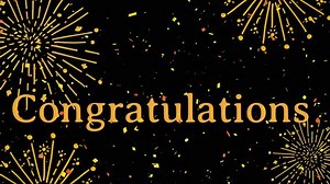 Animation Congratulations Text Over Confetti Fireworks Stock Footage Video (100% Royalty-free) 1081493501 | Shutterstock