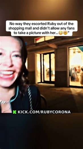 No way they escorted Ruby out of the shopping mall and didn't allow any fans to take a picture with her…😳🤯” #fyp #ruby #foryoupage #viraltiktok