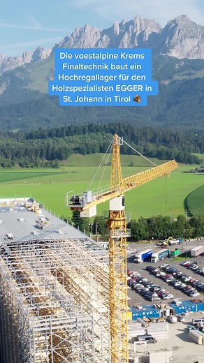 Hochregallager von voestalpine für EGGER realisiert
