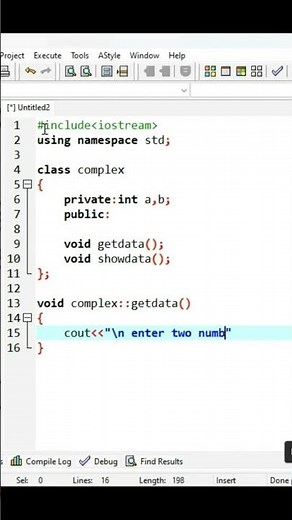 error solving programe using class & object 🔥🔥🔥🔥🔥 c++ programming language