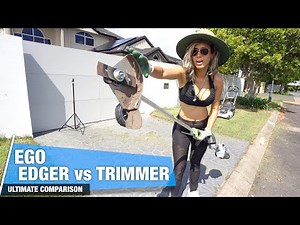 EGO 56v Multi-Head Edger vs Line Trimmer - ULTIMATE Lawn Edging Comparison & REVIEW