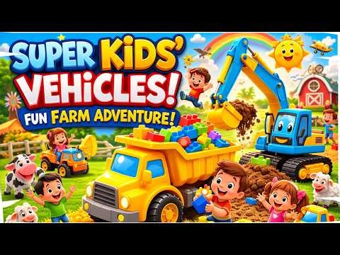 Big Truck Adventure for Kids | Learn with Colorful Trucks | Fun Games for Toddlers