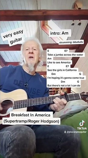 Breakfast In America (Supertramp) - easy guitar