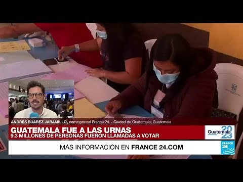 Informe desde Ciudad de Guatemala: así empezó el conteo de votos de las presidenciales