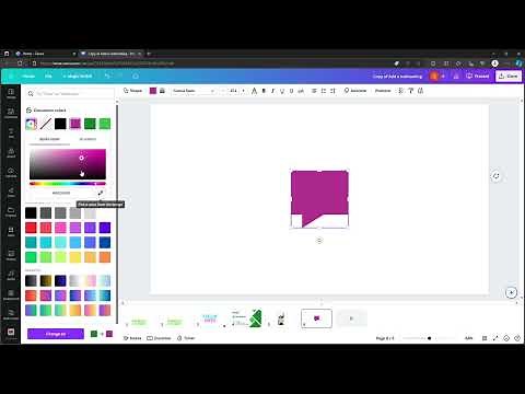 How to Fill a Shape with Color on Canva?