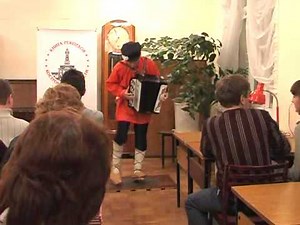 танец «Russian chechotka» - «Чечетка в лаптях и с баяном»
