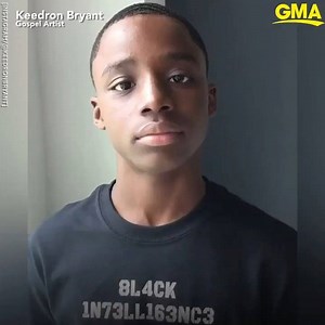 "I just wanna live." 12-year-old gospel singer Keedron Bryant shared a powerful song about living life as a young black man in the United States. | WRTV