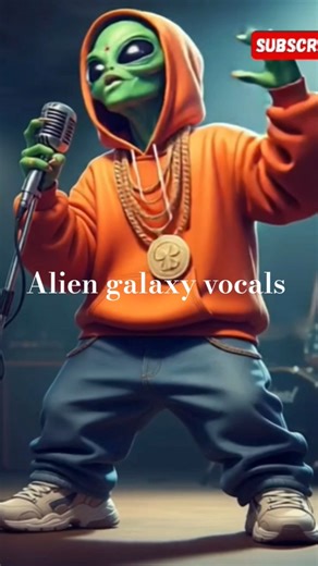 ET's Lyrical Extraterrestrial Flow. #funnyalien #singingalien #aliencomedy