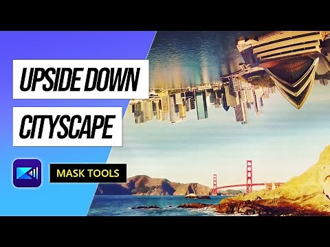 How to Use Masking to Create an Inception-Style Upside Down City | PowerDirector App Tutorial