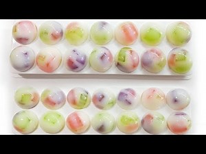 How to make Jelly Balls Dessert with Milk I How To Jelly
