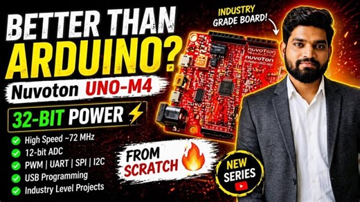 Nuvoton MCU Tutorial 🔥 From Scratch | Better than Arduino? | House Chen , PhD