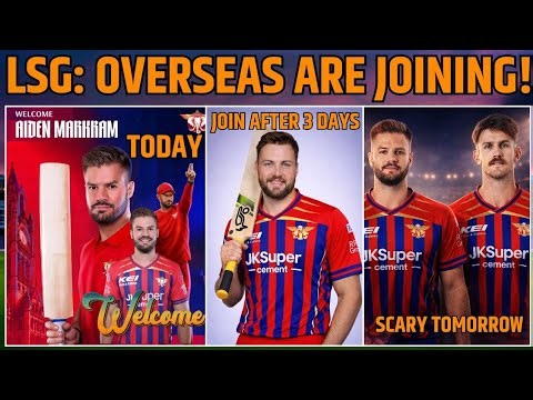 #IPL2026 LSG🔴: Josh Inglis Joining LSG Soon!! Markram and Marsh Set to Open | LSG Overseas JOIN Camp