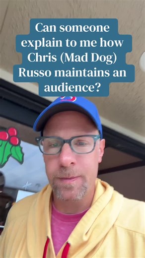 Can someone explain to me how Chris (Mad Dog) Russo maintains an audience? #edpn #nflmaddog #football #ugh