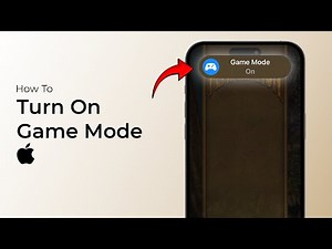 How To Turn On Game Mode on iPhone (iOS 18)?