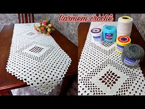 COMO FAZER UM CAMINHO DE MESA NO PONTO REDE FICA PERFEITO PASSO A PASSO COMPLETO 🥰👍🥰