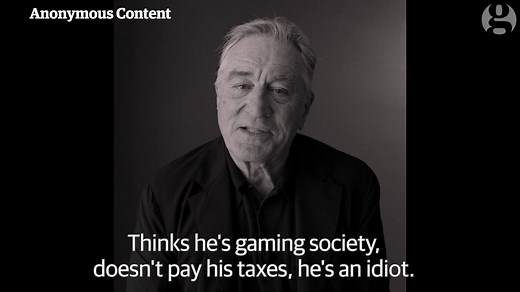 Robert De Niro has launched an excoriating attack on Donald Trump. The actor doesn't pull any punches in his criticism calling him a 'fool', a 'bozo' and 'an embarrassment to the nation'. And that's probably the nicest stuff... | The Guardian