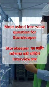 Top 10 Storekeeper Interview Questions & Answers for Gulf and Europe Cashier Job Interview Tips 2025