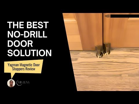 No Drill Door Fix? Magnetic Retractable Door Stoppers, Bottom of Door Holders Review (Real Test)