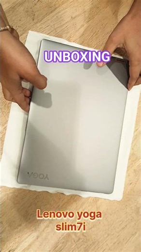 Bend It Like Yoga: Lenovo's Slimmest Laptop Unboxed #unboxing #lenovo #shorts #tech #trending