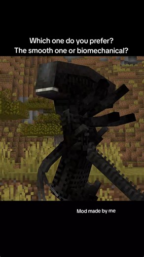 #minecraft #alien #xenomorph #minecraftmods #shorts #minecraftshorts #minecraftsurvival #aliens