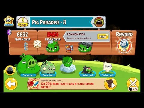 Angry birds epic playing as PIGS script 2 + (LINK)