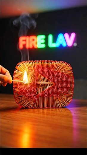 😱💥 “Ultra-realistic 3D YouTube logo on fire! #FireLav #8KUltraRealism #Shorts”