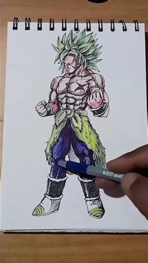How to draw Super Saiyan God 🔥 #shorts