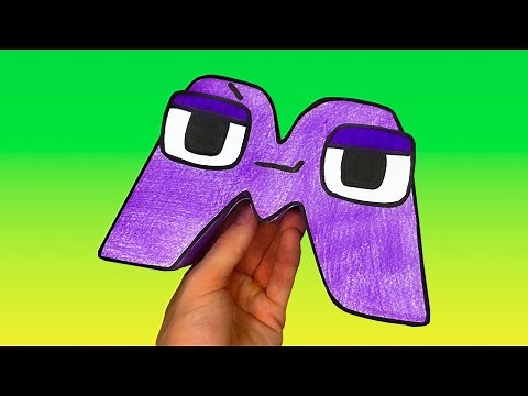 Paper Craft | FILIPINO Alphabet Lore M | GrapyGanimations`s Alphabet Lore
