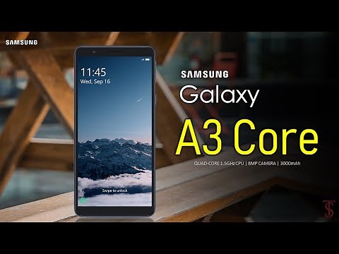 Samsung Galaxy A3 Core Price, Official Look, Camera, Design, Specifications, Features