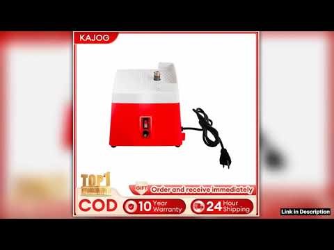 Tabletop Stained Glass Ceramic Grinding Machine Red Electric Mini Grinder for DIY Handcraft Polishi