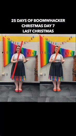 Mrs. Melody Jenkins | 25 Days of Boomwhacker Christmas Day 7 - Last Christmas #merrychristmas #lastchristmas #wham #christmasmusic | Instagram