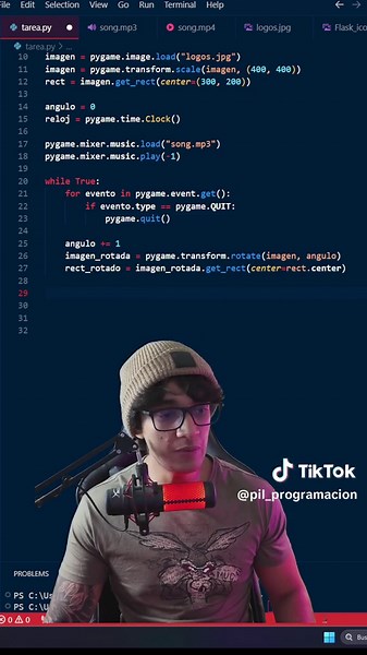 Tutorial de Pygame: Transformaciones de Imágenes y Sonido