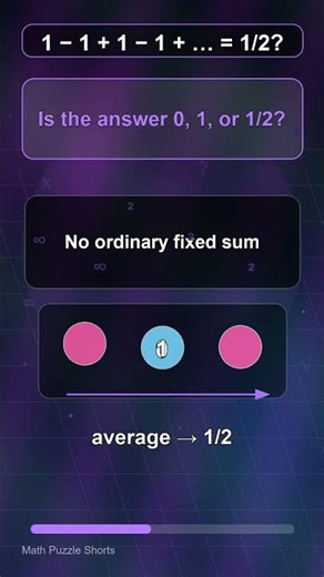 Does 1 − 1 + 1 − 1 … equal 0, 1, or 0 5🤯 #redditstories #crypto #funny