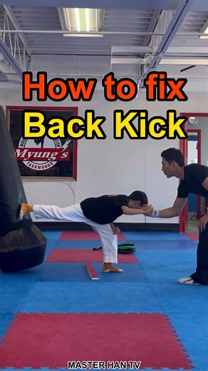 116K views · 3.3K reactions | 屢How to fix Back kick 屢태권도 뒤차기 교정 방법  Let me know your thoughts by commenting below. And sharing this video with your friends. #howto #fix #backkick #kick #cordination #speed #timing #accuracy #balance #wt #itf #taekwondo #training #idea #motivation #sport #martialarts #movie #action #karate #kungfu #태권도 #kickboxing #tutorial #lesson #class #youtube #reels #instagram | taeyoung_h | Facebook