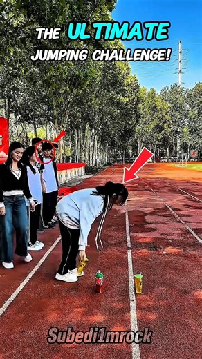 The ultimate broad jump challenge! Who won? 🏆🏃‍♂️