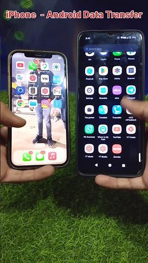 iPhone Android Data Transfer Process |iPhone Se Android Me Photo Video Kaise Share Kare