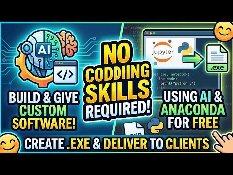 NO CODING REQUIRED! Build & Sell Custom Software to Clients Using AI and Anaconda for Free! 🤖💻🚀