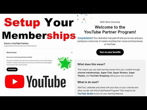 How to Setup Memberships on Youtube in Minutes! #youtube #youtubemembership #youtubetips #madbiz