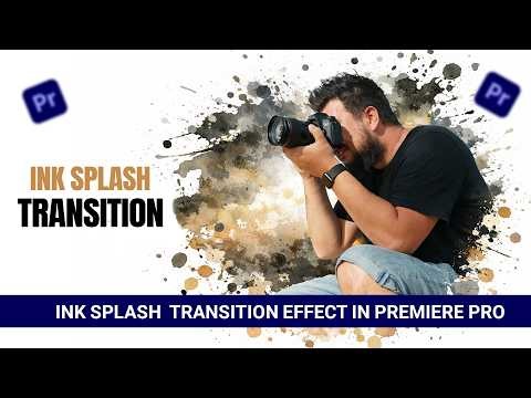 How to Create Ink Splash Transition in Premiere Pro | No Plugin #premierepro #videoediting #editing