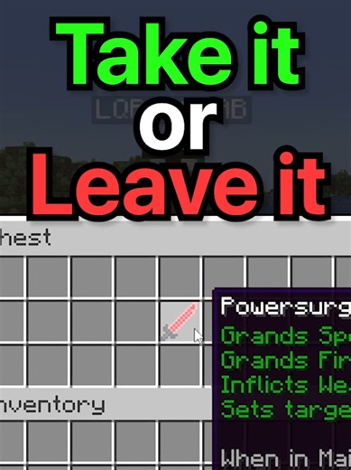 Take It Or Leave It 16❓#minecraft #gaming #challenge | Minecraft Game