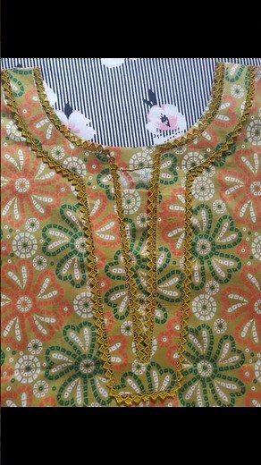 latest neck design with lace 2025|| New neck design||