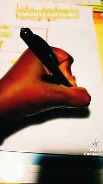 Interpreting a pictograph