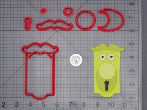 Alice in Wonderland – Door Knob 266 C617 Cookie Cutter Set