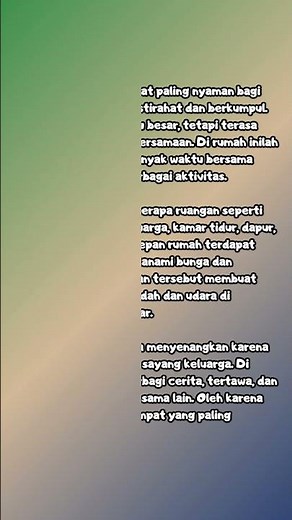 CONTOH TEKS DESKRIPSI IDENTIFIKASI